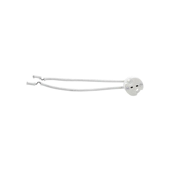 094-004-0001 GU4 10CM PORCELAIN LAMP HOLDER